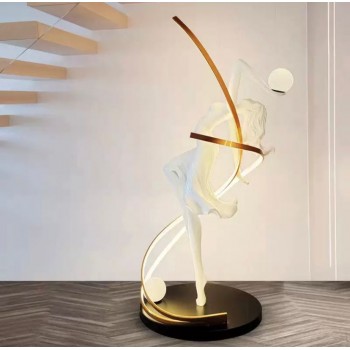 وحده اضاءه بتصميم انيق متوفر بلونين الابيض والاسود 175cm   L7357