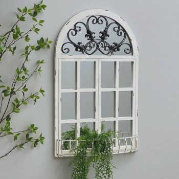 شباك مرايا جداري مشغول يدويا شابي شيك 212142