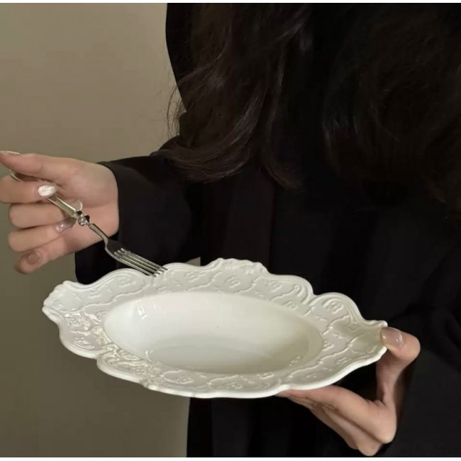 صحن سيراميك بتصميم اوربي 7245 صحن سيراميك بتصميم اوربي 7245