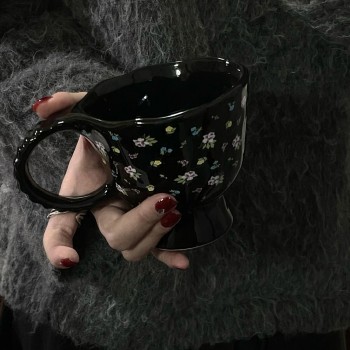 كوب سيراميك زخارف الورد7242 كوب سيراميك زخارف الورد7242