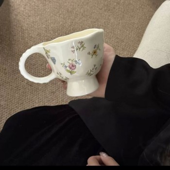 كوب سيراميك زخارف الورد 7239 كوب سيراميك زخارف الورد 7239