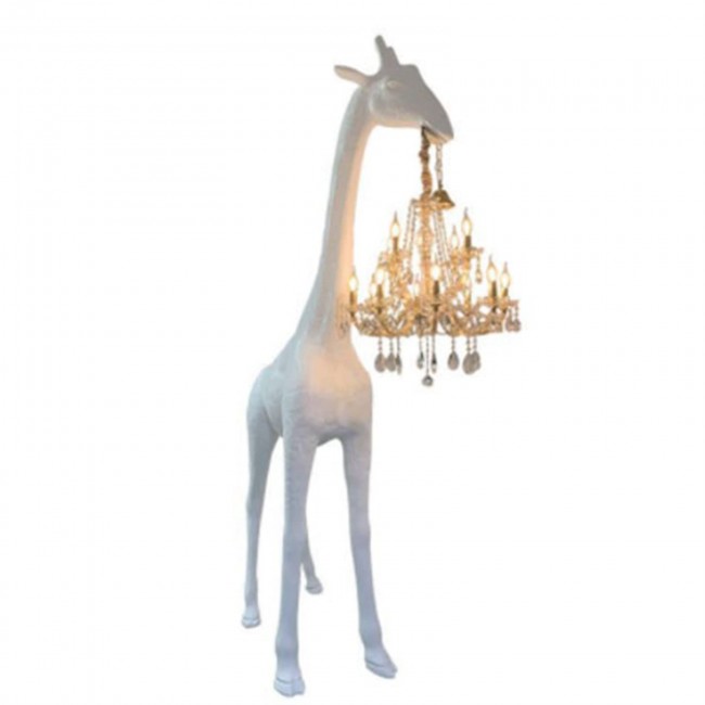 وحده اضاءه سيراميك بتصميم زرافه برتفاع 267cm 7359