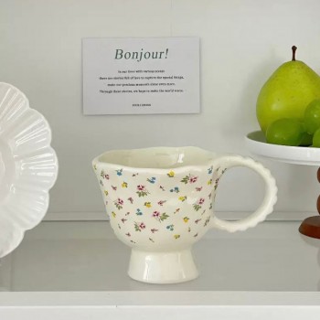 كوب سيراميك مورد بتصميم اوربي 7241