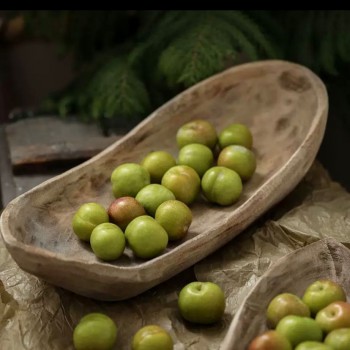 صحن تقديم خشب طبيعي متوفر الحجمين 7296 صحن تقديم خشب طبيعي متوفر الحجمين 7296