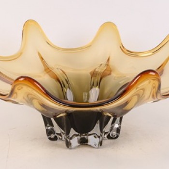 صحن تقديم مودرن زجاج شفاف 6101 صحن تقديم مودرن زجاج شفاف 6101