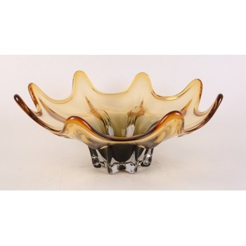 صحن تقديم مودرن زجاج شفاف 6101