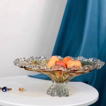 صحن تقديم زجاج مودرن فاخر 6102 صحن تقديم زجاج مودرن فاخر 6102
