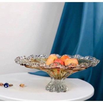 صحن تقديم زجاج مودرن فاخر 6102
