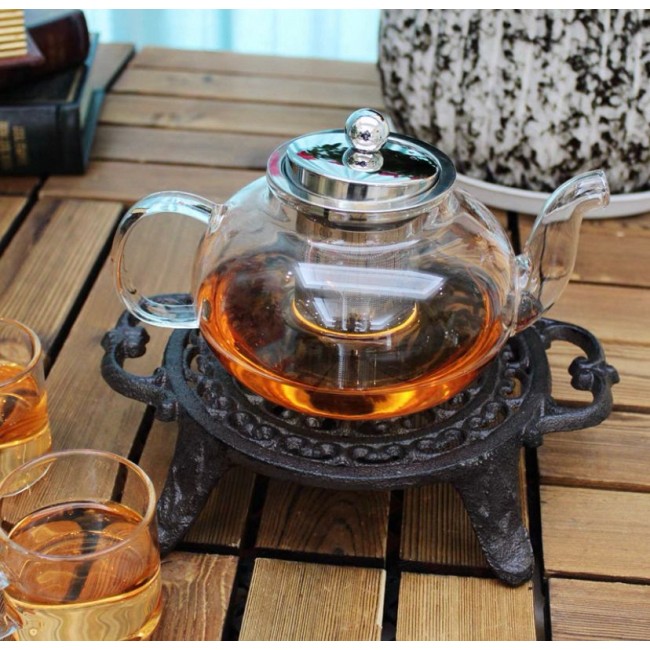 سخان ابريق معدن مشغول يدويا 7099