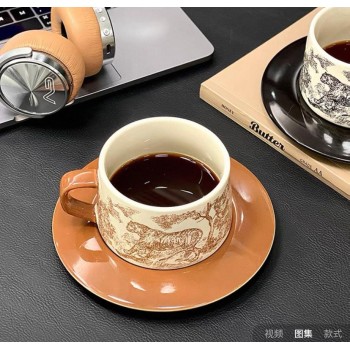 كوب وصحن سيراميك ديور7086