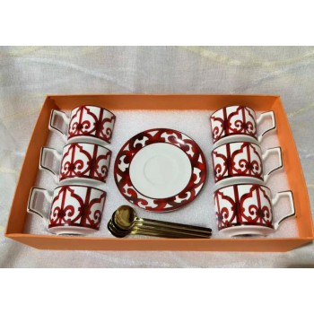 طقم كوب وصحن هرمز سيراميك 7790 طقم كوب وصحن هرمز سيراميك 7790