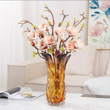 فازه مودرن زجاج شفاف مثالي لديكور المنزل 6119