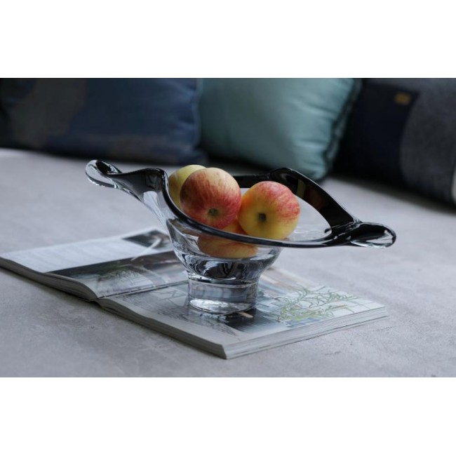 صحن تقديم مودرن زجاج شفاف انيق 6121