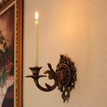 شمعدان جداري تصميم اوربي كلاسيك 7094