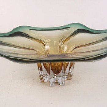 صحن تقديم مودرن زجاج شفاف ملون فاخر 6122 صحن تقديم مودرن زجاج شفاف ملون فاخر 6122