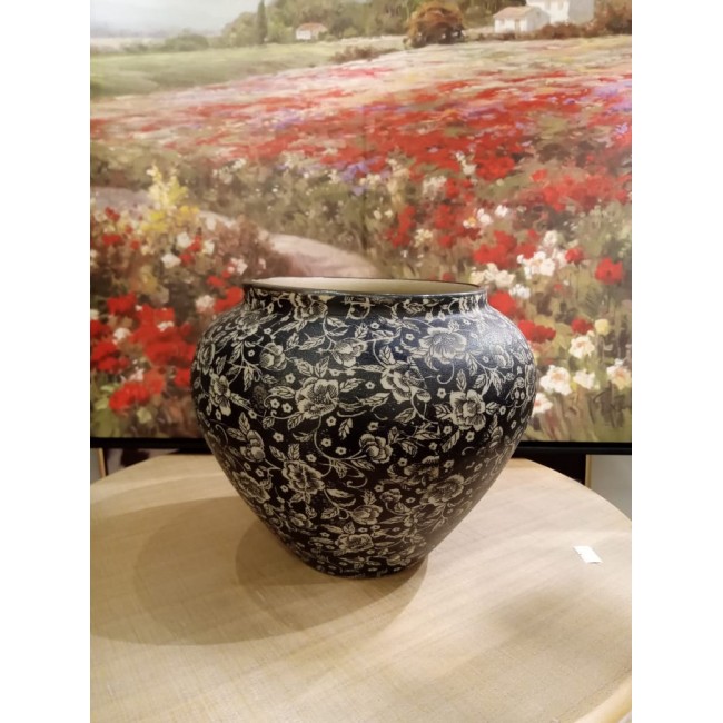 فازه مزخرفه بالزهور فخار 4155