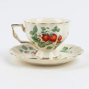 كوب شاي انجليزي وصحن سيراميك 7413