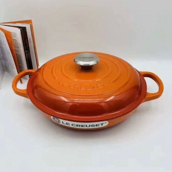 اناء حديدي مصبوب مستدير بغطاء -4363