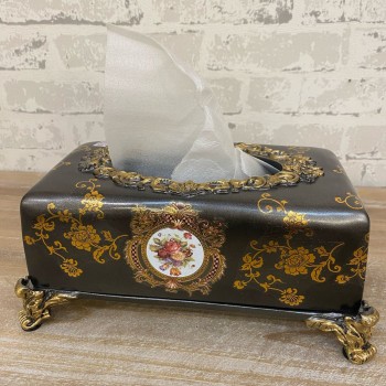 علبه مناديل سيراميك على الطراز الاروبي 6619