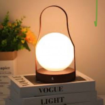 اضائه معدنيه  بتصميم مصباح ليلي محمول L3507