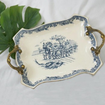 صينيه سيراميك بتصميم اوربي 6699 صينيه سيراميك بتصميم اوربي 6699