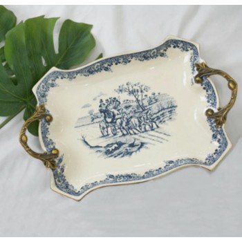 صينيه سيراميك بتصميم اوربي 6699 صينيه سيراميك بتصميم اوربي 6699