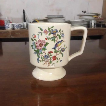 كوب قهوه سيراميك بتصميم ريفي انيق 7001-1