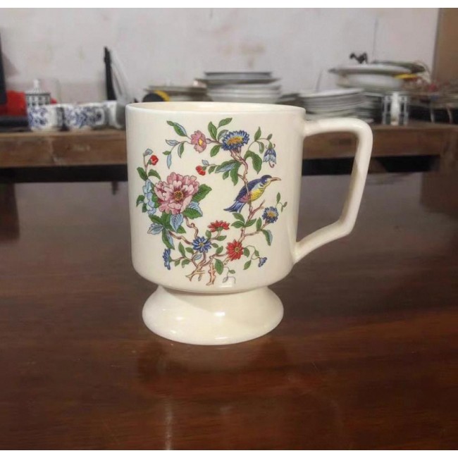 كوب قهوه سيراميك بتصميم ريفي انيق 7001-1 كوب قهوه سيراميك بتصميم ريفي انيق 7001-1