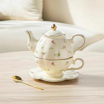 ابريق وكوب سيراميك فاخر بتصميم اوربي6630