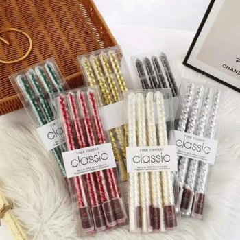 شموع كلاسيك البارافين 6 الوان 7353