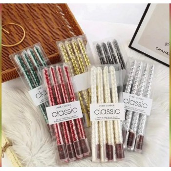 شموع كلاسيك البارافين 6 الوان 7353