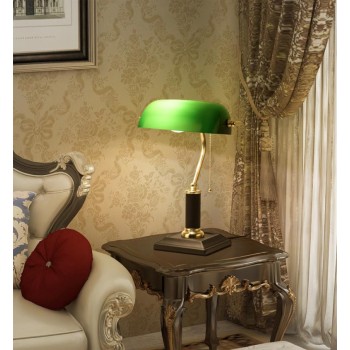 وحده اضائه كلاسيكي مكتبي بقاعد معدنيه7289