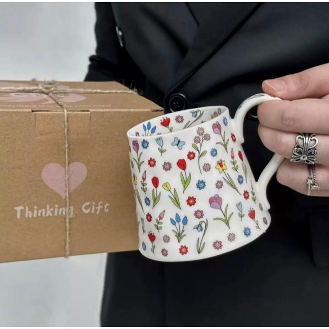 كوب سيراميك بتصميم اوربي متوفر 3 الاوان 7354 كوب سيراميك بتصميم اوربي متوفر 3 الاوان 7354