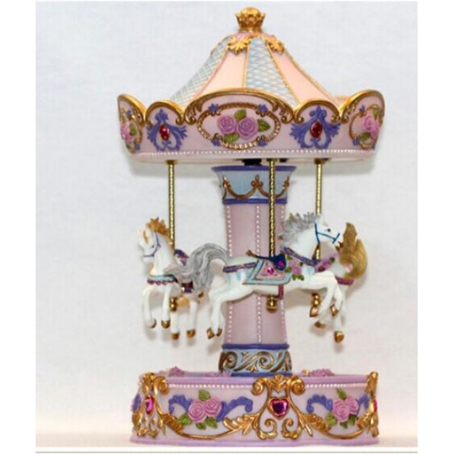 كاروسيل سيراميك حصان موسيق متوفر لونين 6946