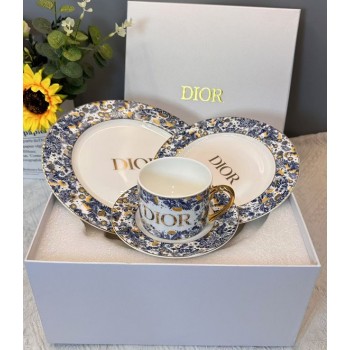 طقم كوب 2 صحن ديور سراميك فاخر L7789