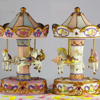 كاروسيل سيراميك حصان موسيق متوفر لونين 6946