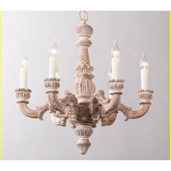 ثريا مصنوعه من الخشب الطبيعي والمعدن5807