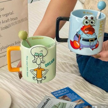 كوب سراميك بشخصية كرتون متوفر لونين7069