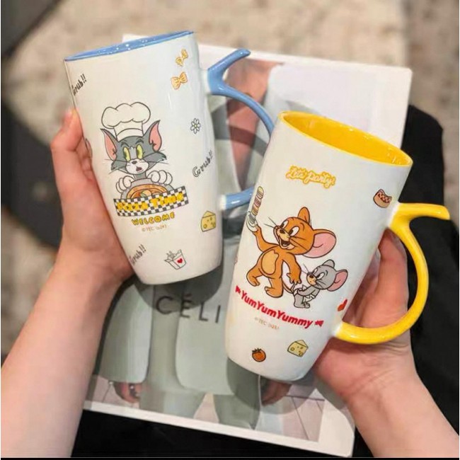 كوب توم وجيري سيراميك متوفر 3 الوان 7061 كوب توم وجيري سيراميك متوفر 3 الوان 7061