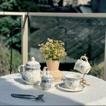 طقم شاي بورسلان  نمط فرنسي 7195