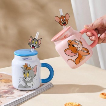 كوب سيراميك شخصية توم وجيري متوفر شكلين 7058