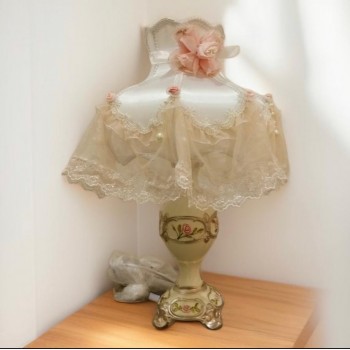 وحده اضاءه تيبل لامب بتصميم ريفي سيراميك 7796