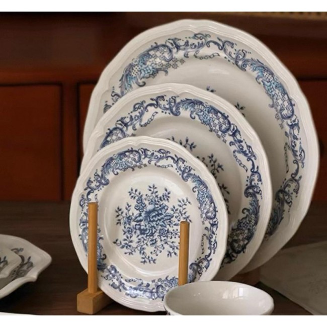 صحن عشاء سيراميك تصميم اوربي متوفر 3 احجام L7203 صحن عشاء سيراميك تصميم اوربي متوفر 3 احجام L7203