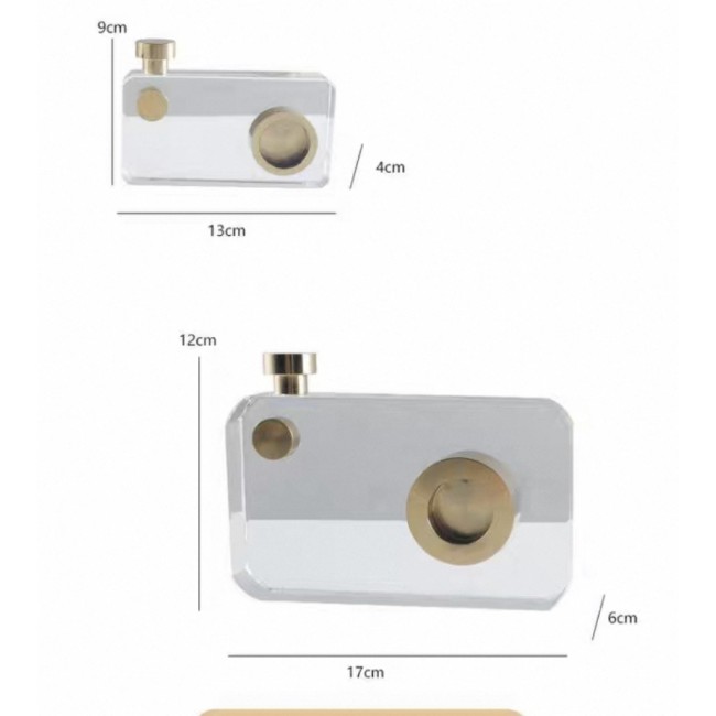 تحفة كامير كريستال متوفر حجمين 7217