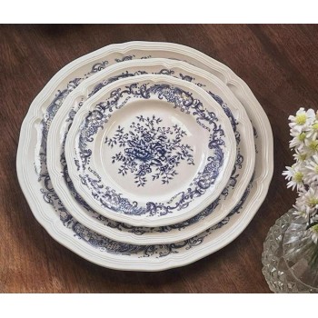 صحن عشاء سيراميك تصميم اوربي  متوفر 3 احجام L7203