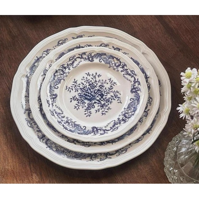 صحن عشاء سيراميك تصميم اوربي متوفر 3 احجام L7203 صحن عشاء سيراميك تصميم اوربي متوفر 3 احجام L7203