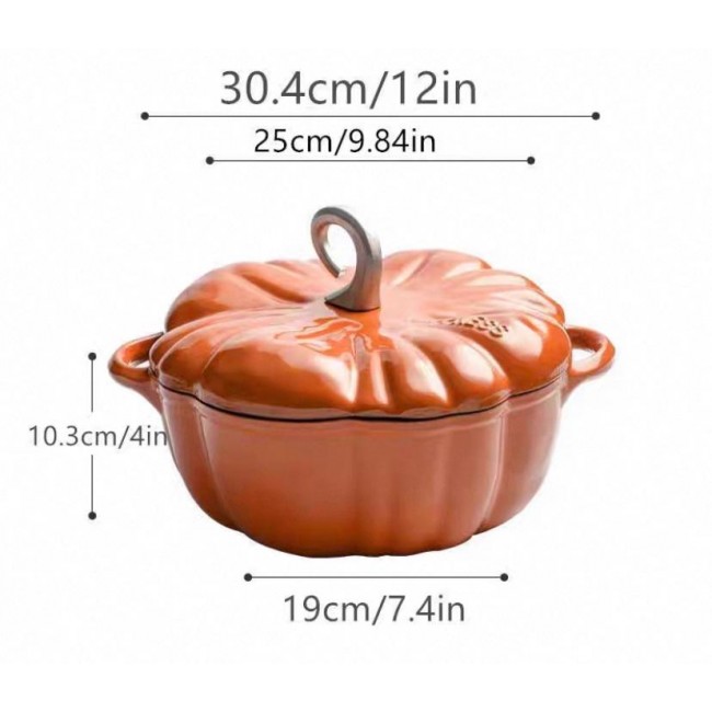 قدر طهي طعام بتصميم يقطين 6994