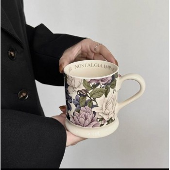 كوب شاي تصميم ريفي 7378