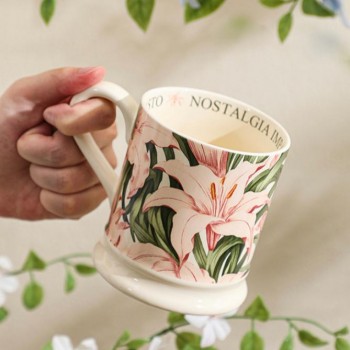 كوب شاي بورسلان تصميم ريفي 7377