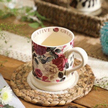 كوب شاي تصميم زهور ريفيه 7382